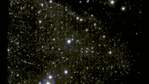 That tiny moving dot marks Comet 3I/ATLAS—our latest interstellar guest. A recent study suggests it could be 7 billion years old, making it 3 billion years older than our solar system itself. Image credit: ESO / O. Hainaut