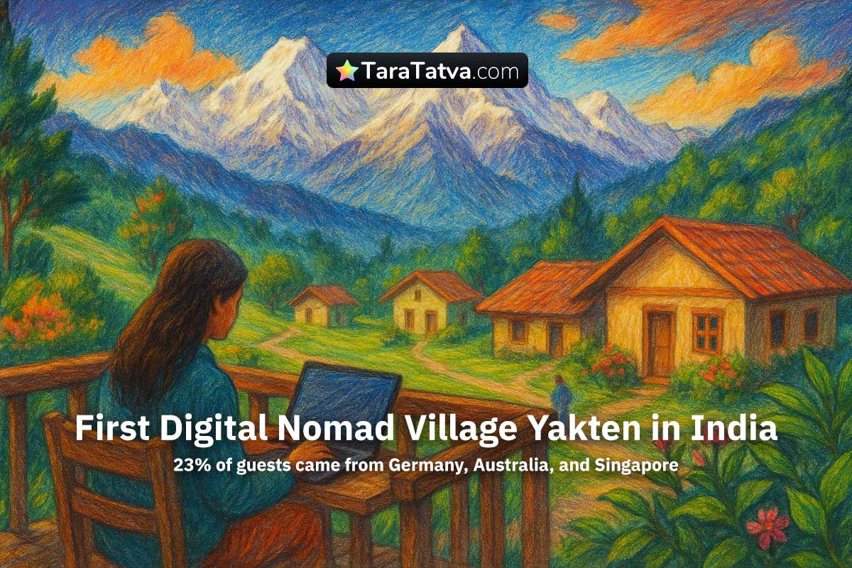 First Digital Nomad Village Yakten in India